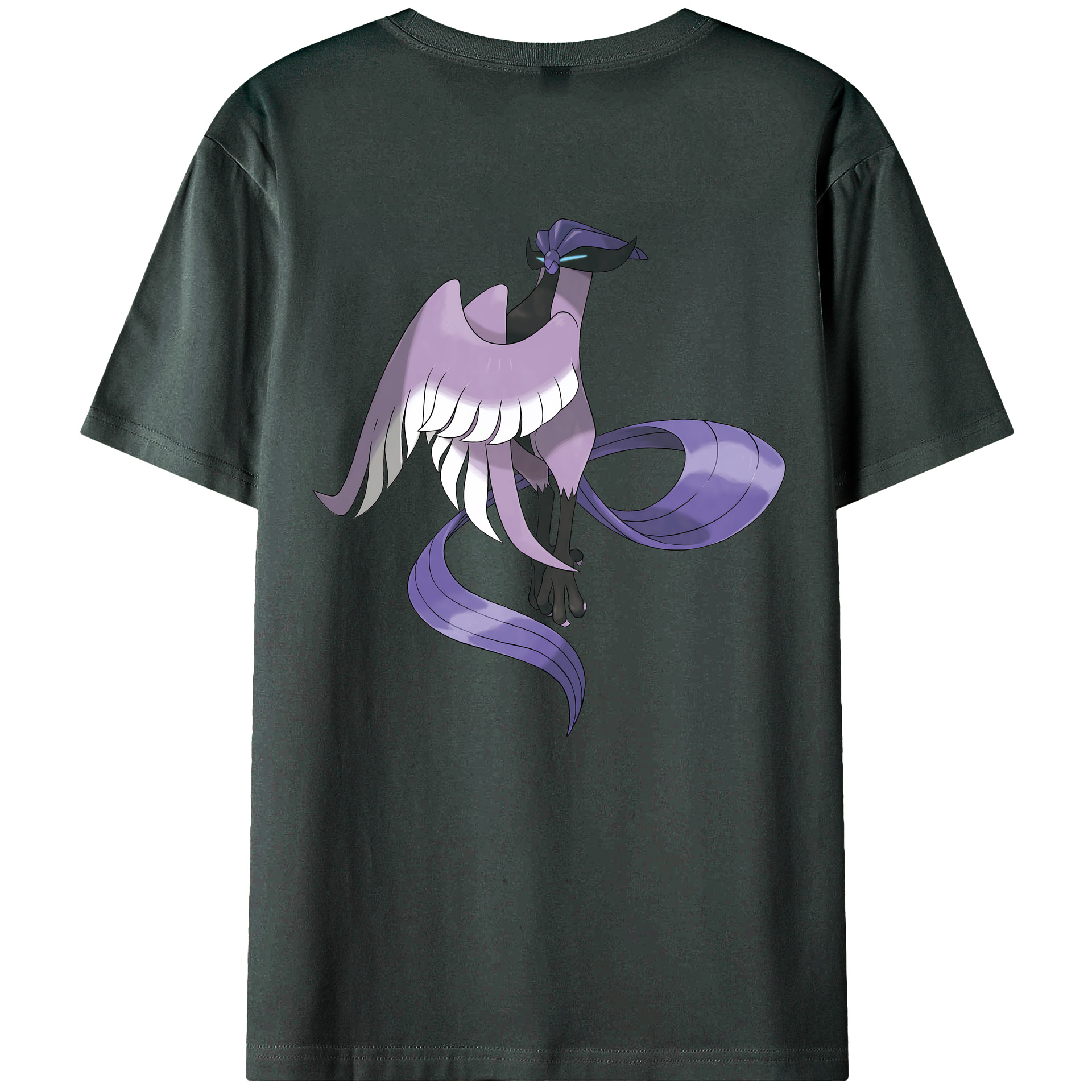 （画像用） ポケットモンスター Pokémon 綿100％ メンズ半袖Tシャツ（バックプリント） 通気性